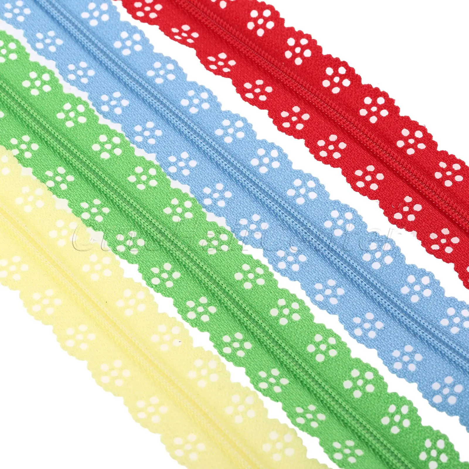 Original Hicello 10Pcs/bag Zipper DIY Nylon Coil Lace Zippers + Puller for Tailor Sewer Craft Bag Women's Fashion 20cm | Дом и сад