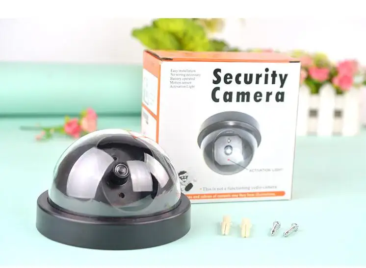 Surveillance Dummy Led Wireless Fake Dome Camera Home CCTV Security Simulated Video | Безопасность и защита