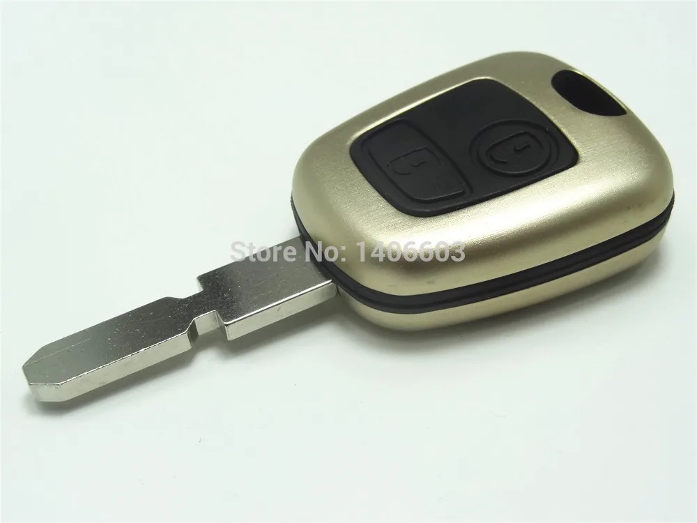 Новинка запасная деталь подходит для PEUGEOT 107 207 307 407 206 306 406 чехол ключей брелок