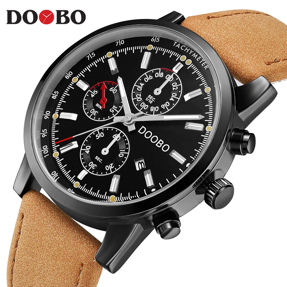 

DOOBO Mens Watches Top Brand Luxury Business Quartz Watch Men Fashion Slim Mesh Steel Waterproof Sport Watch Relogio Masculino