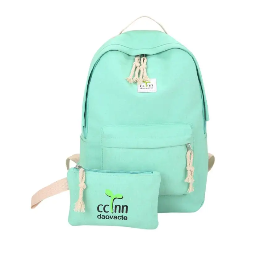 Рюкзак тканевый для девочек-подростков в Корейском стиле 2 шт./компл. 2018 | Рюкзаки