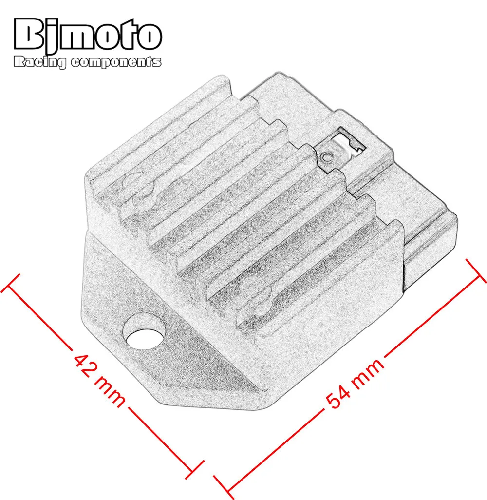 Металлический регулятор напряжения мотоцикла BJMOTO для Go 50 125 200 250 300 380 400 450 520 525 EXC 660