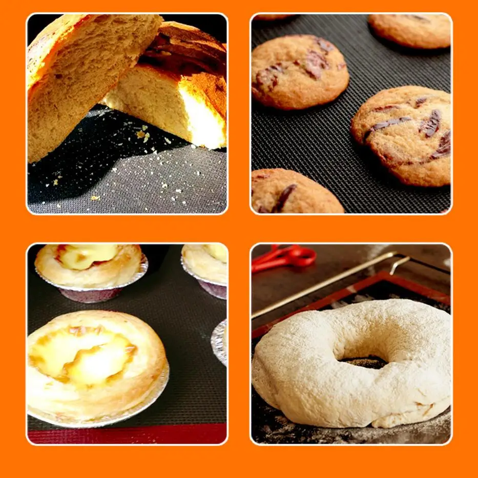 Силиконовый коврик для выпечки хлеба | Антипригарный вкладыш духовки