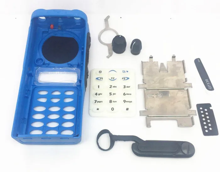 Иди и болтай Walkie talkie “иди на молнии Wrong extraction carcasa для Motorola GP338 GP380 botón + mando радио