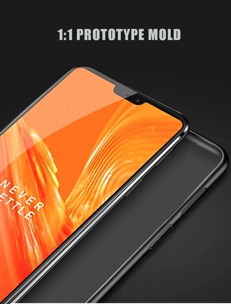 Чехол для oneplus 6, MOFI One Plus 6, Твердый чехол на заднюю панель, мягкий силиконовый тканевый чехол для 1+ 6, полный Чехол, OP6, матовый деловой чехол