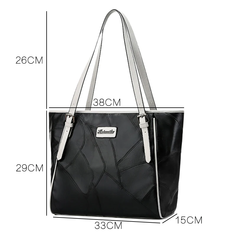 Youda из овечьей кожи Женская Модная стильная сумка на плечо одноцветная Большая