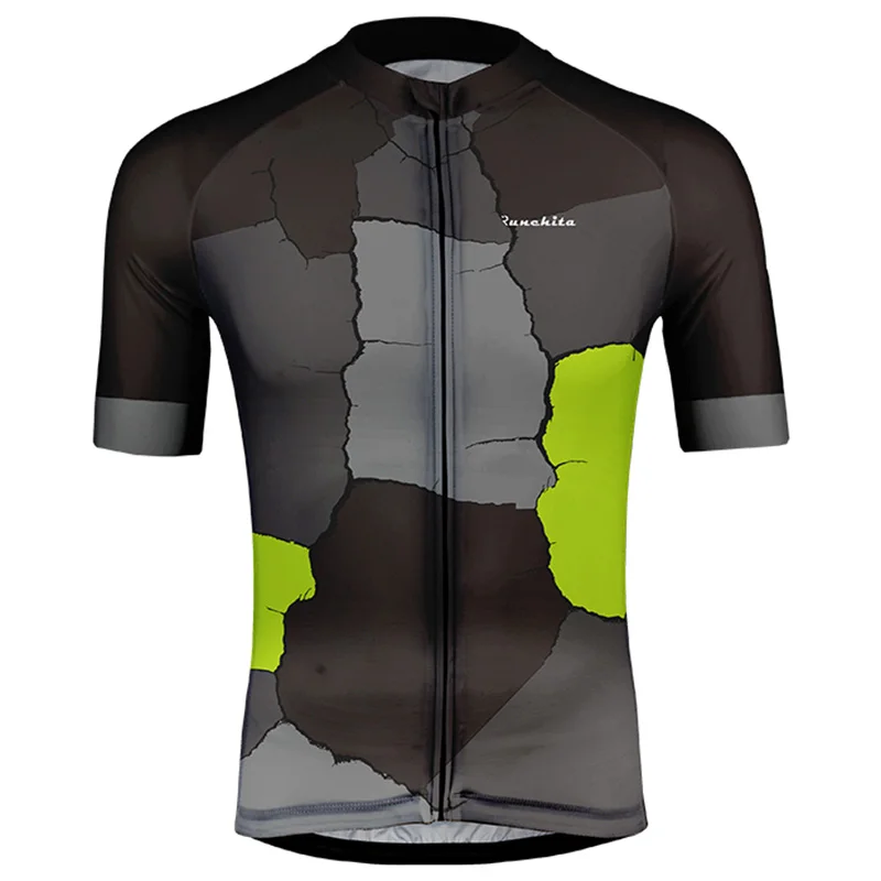 Jersey 02 Radtrikot herren kurzarm RUNCHITA летний комплект из Джерси с коротким рукавом и нагрудником и шортами для езды на велосипеде Camisa ciclismo MTB ropa ciclismo - Цвет: Jersey 02