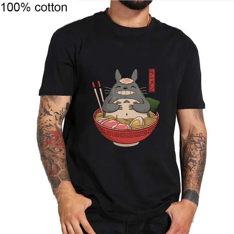 Футболка в японском стиле аниме ramen lover Аниме Манга 80s культура еда сосед МИЛЫЙ