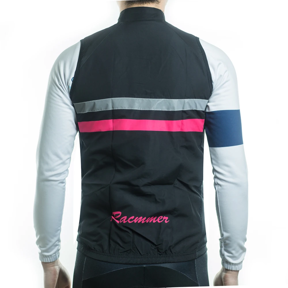 Велосипедная одежда Racmmer 2018 ветрозащитная светоотражающая без рукавов для