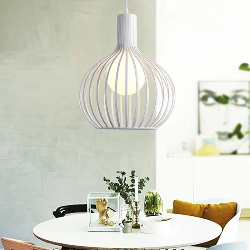 

Vintage pendant lights iron case hanglamp retro Scandinavian loft pendant lamp for kitchen luminare light fixtures Nordic Lamp