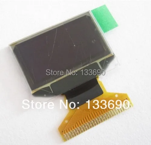 3 шт. OLED дисплей 1 дюйма с разрешением 128x64 белый на черном SPI и IIC интерфейсе