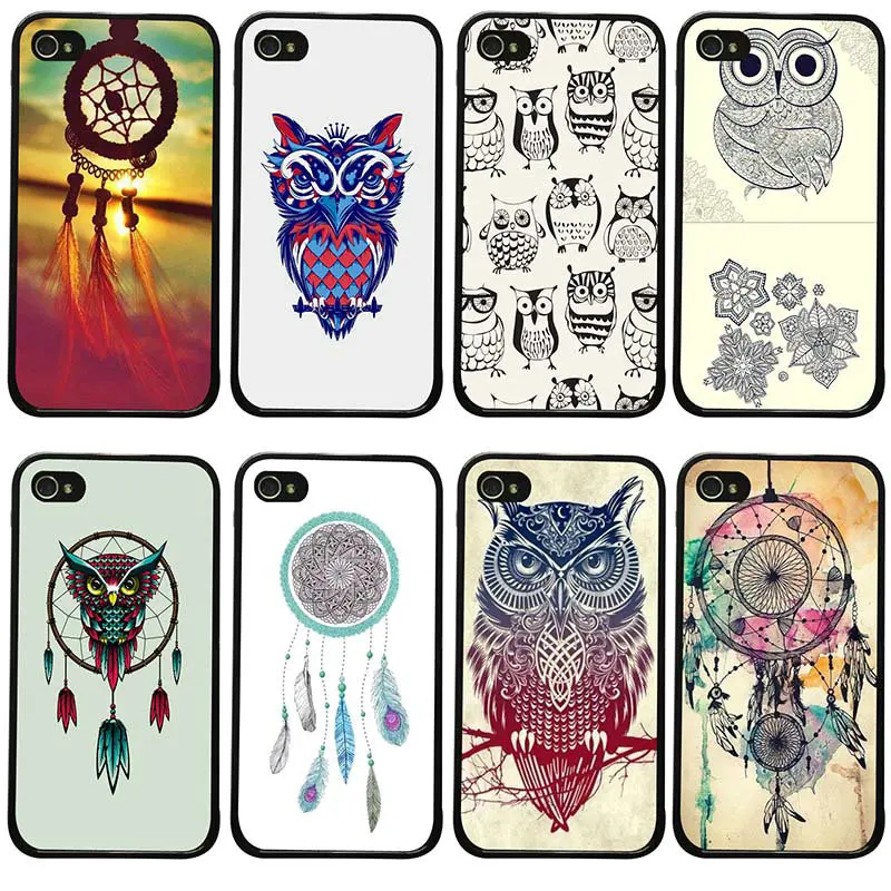 Ловец снов Совы узор мобильный твердый корпус для телефона пластик крышка защиты