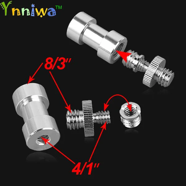 Комплект адаптеров для SLR камеры 3 в 1 1/4 дюйма 3/8 винт дюйма|adapter screw|screw for cameratripods slr |