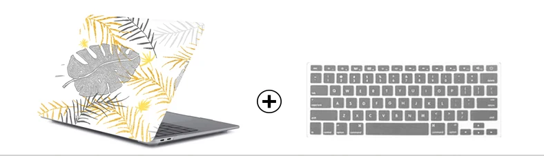 Чехол для ноутбука Apple MacBook Air Pro retina 11 12 13 15 16 для mac book Pro 13,3 15,4 16 дюймов с сенсорной панелью+ клавиатура