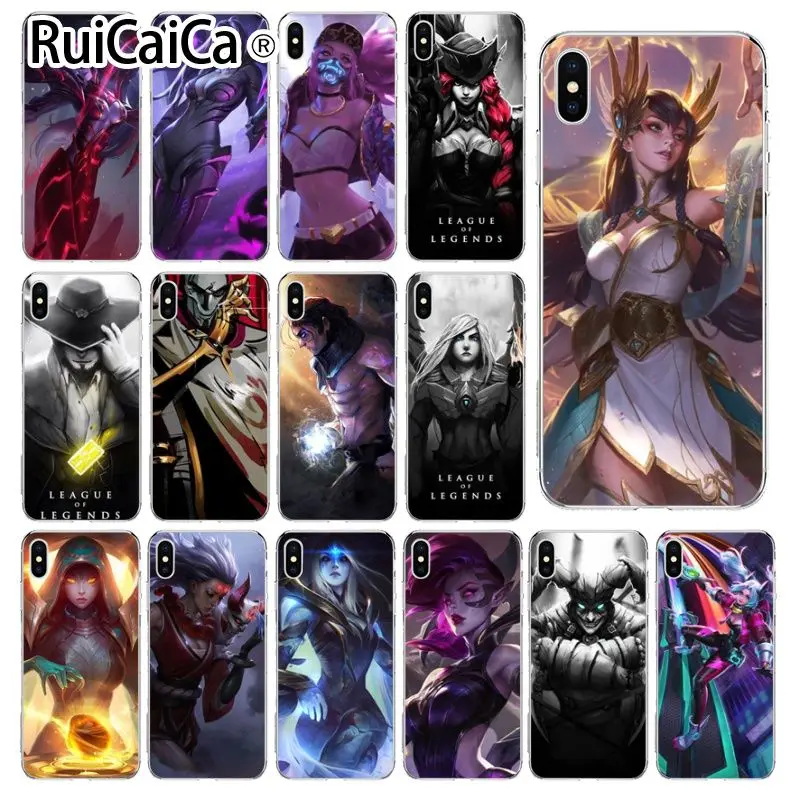 Чехол для iPhone 5 5Sx 6 7 7plus 8 8Plus X XS MAX XR Ruicaica LOL League of Legends|Чехлы-накладки| |