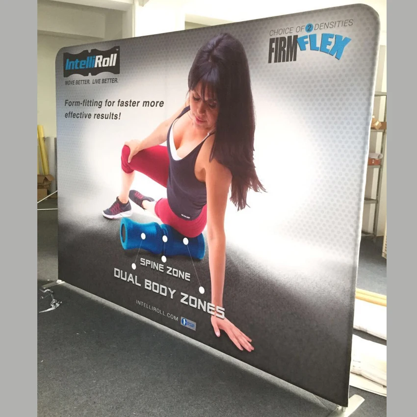 Портативная стойка для баннеров прямых выставок из ткани 10 футов|backdrop banners|wall