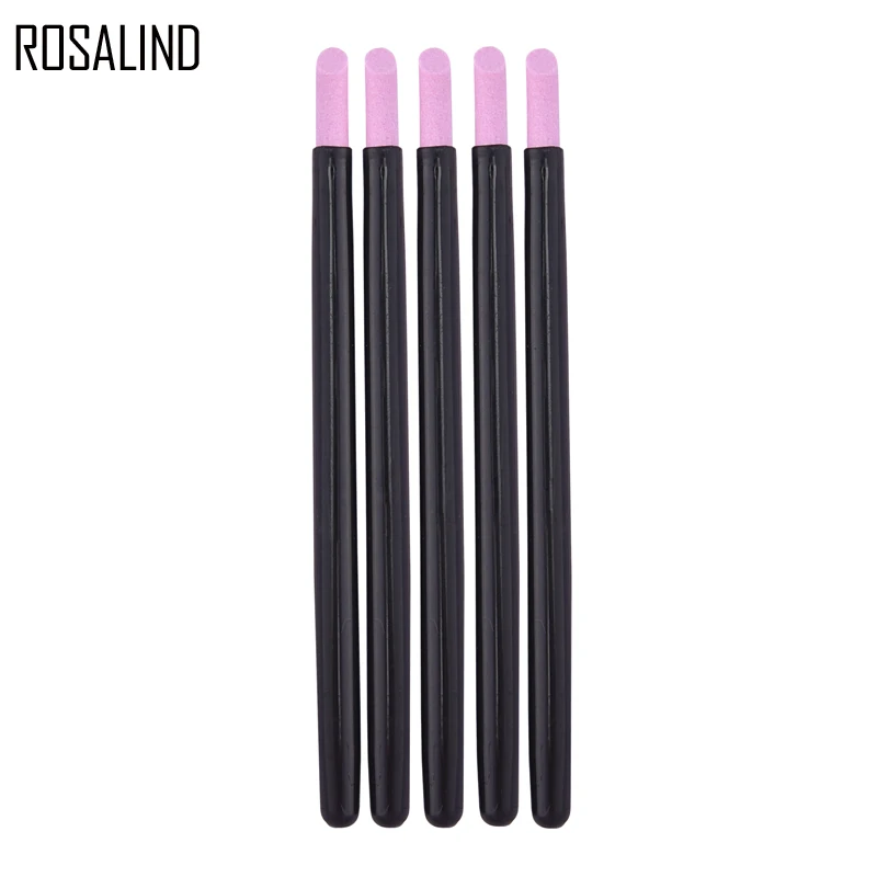 ROSALIND 1PC Unique Stone Nail File Professional Cuticle Remover Trimmer Buffer Pedicure Manicure Art Tools | Красота и здоровье