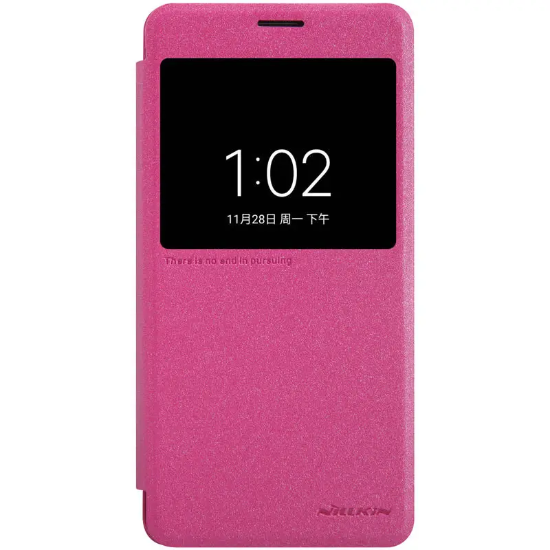Кожаный чехол книжка с окошком для Xiaomi Mi Note 2 Pro Prime NILLKIN|case for xiaomi|leather casecase |
