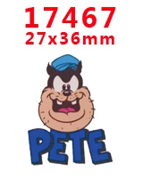 17467 30 шт мультяшный персонаж плоское украшение из смолы PR 17464 - Цвет: 17467