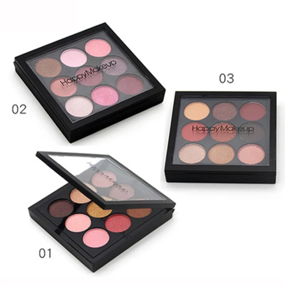 Палетка водостойких теней для век нюдовых мерцающих матовых| |