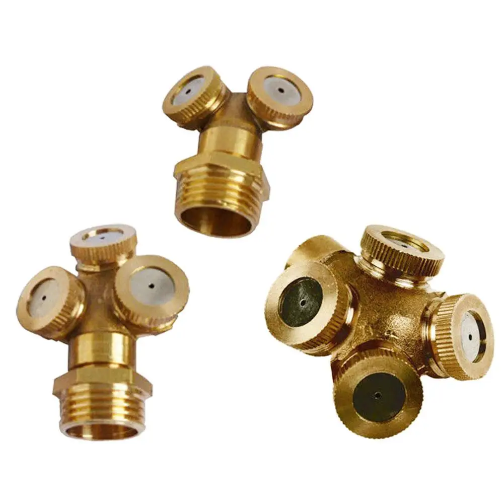 Латунь опрыскиватель насадка туман спрей спринклерная головка садовый