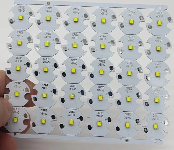 CREE XBD алюминиевая пластина 2525 led PCB dia16m20mm фонарик LED печатная плата | Освещение