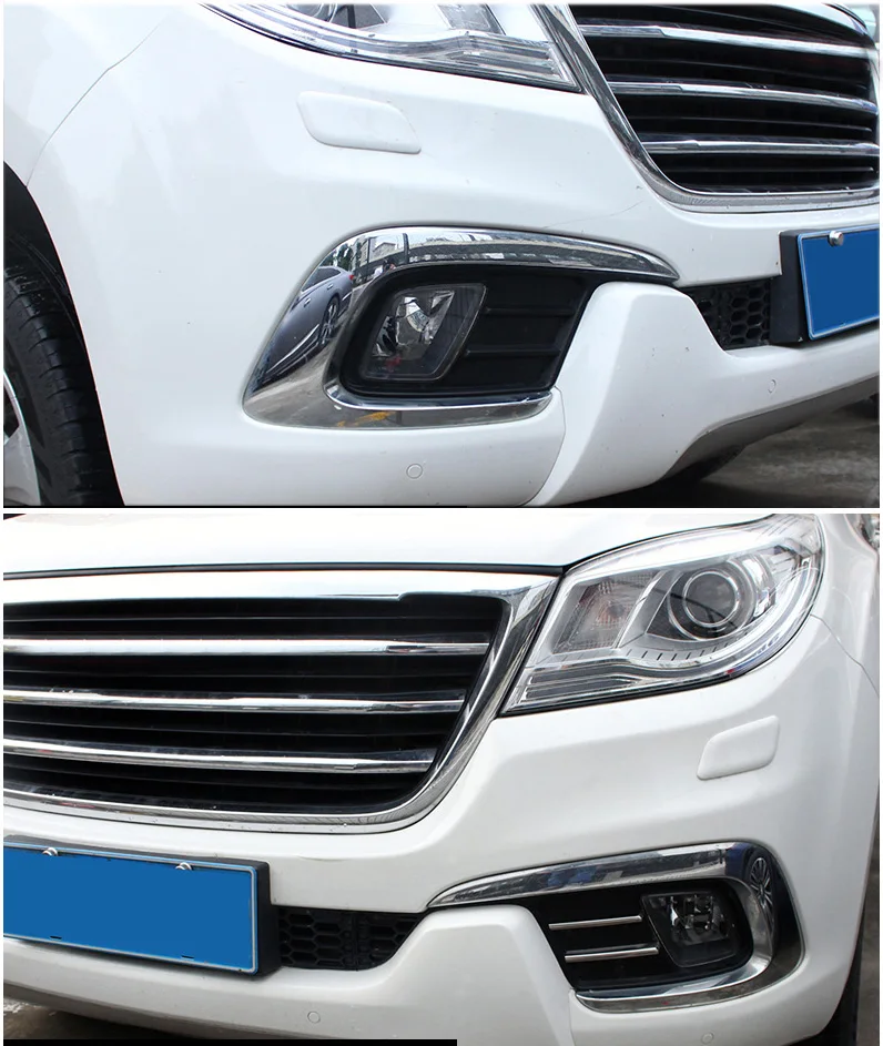 Lsrtw2017 передняя противотуманная фара из нержавеющей стали для great wall haval H9