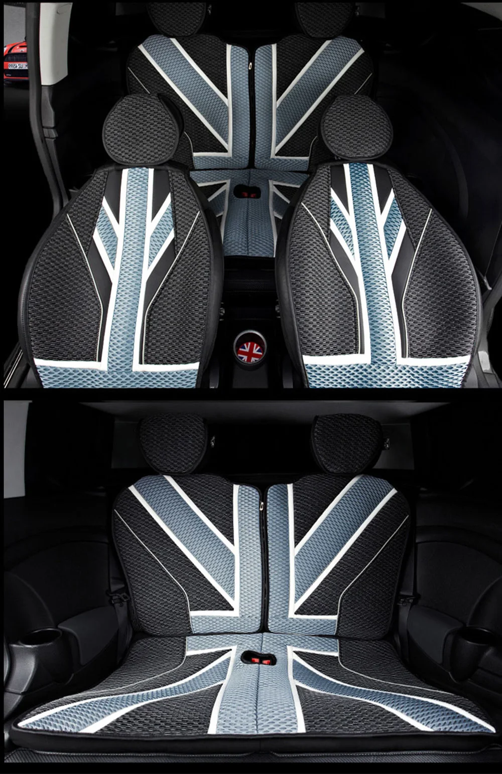 Роскошные 3D Ice Slik ПВХ кожаные чехлы для сидений автомобиля Защита для Mini Cooper One JCW F56 F55 F60 R55 R56 R60 земляк автомобильный стиль