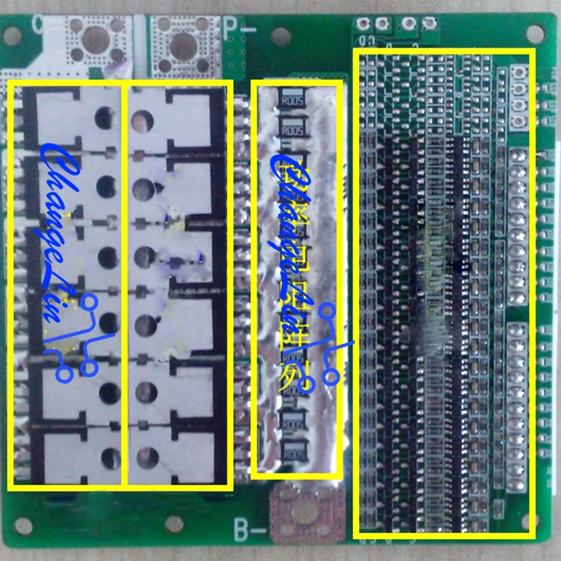 20S 72V 60V 56A 77A литий ионная Lipo Lifepo4 литиевая батарея Защитная плата BMS PCB полимер для