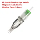 5 шт.лот EZ Revolution картридж #12 (0,35 мм) Magnum средние конические иглы для роторных захватов машины