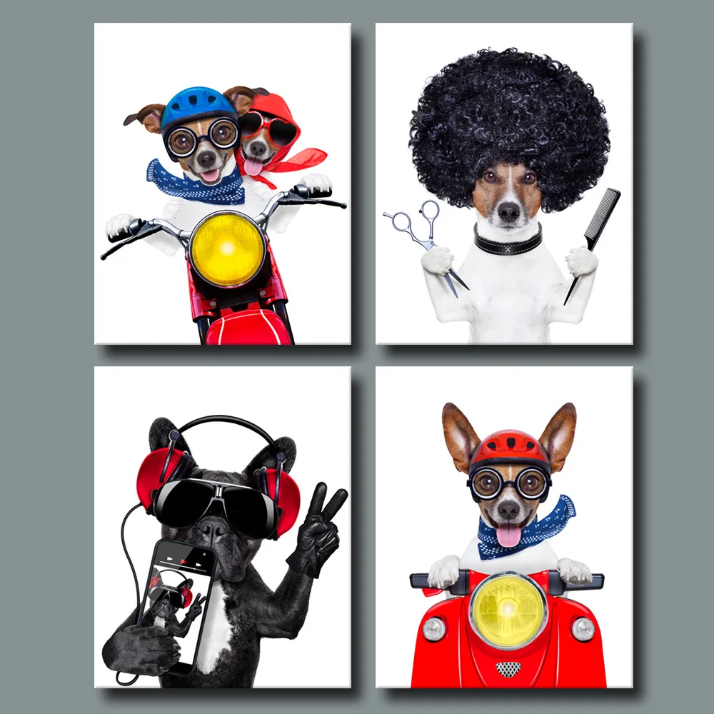 Скандинавская Картина на холсте гостиная куадро декоративный постер животные