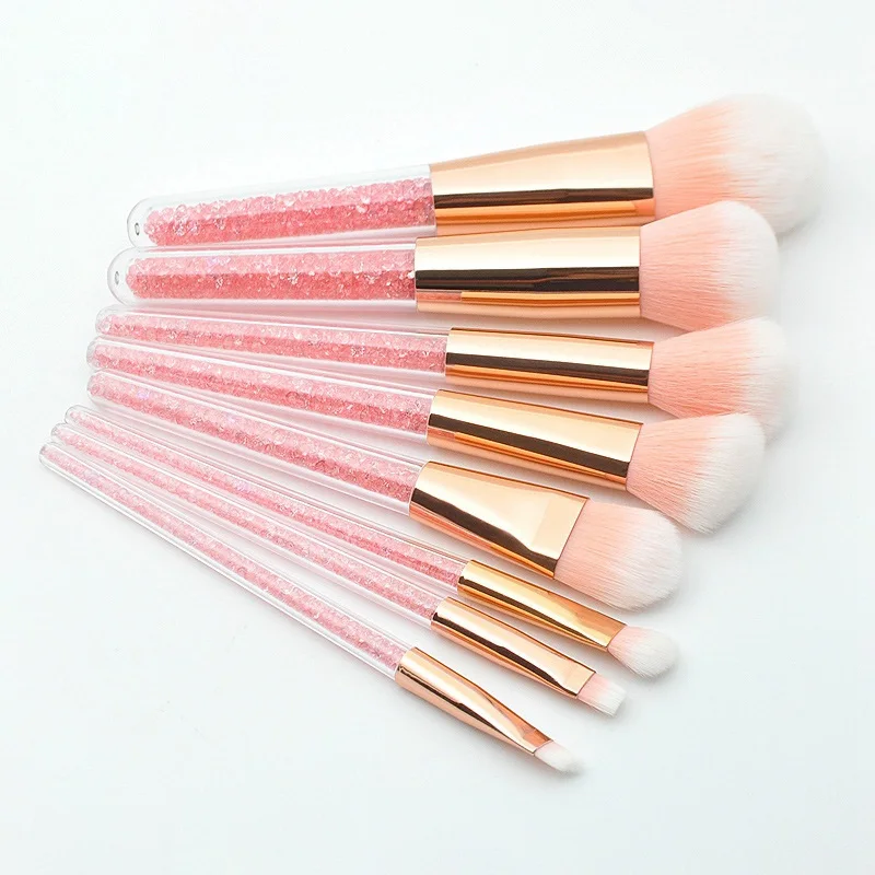 Горячая продажа 8 шт набор кистей алмазные блестящие формы Симпатичные кисти