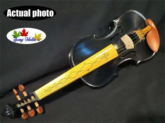 Strad стиль Лучшее ремесло 5 струн 4/4 электрическая скрипка + акустическая #8453 | Спорт