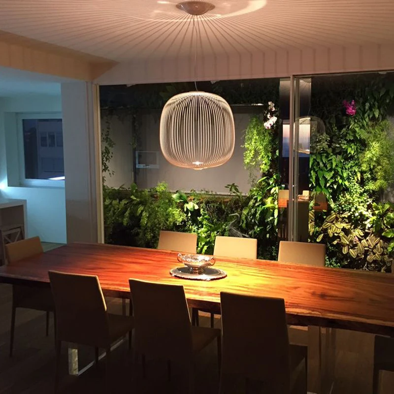 Современные подвесные светильники Foscarini 1/2, светодиодная Подвесная лампа, промышленная подвесная клеть, домашний декор, освещение для гостиной