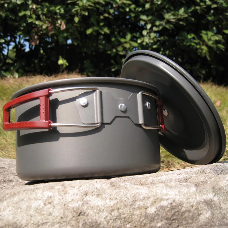 Уличная кастрюля из высококачественного алюминиевого сплава с антипригарным