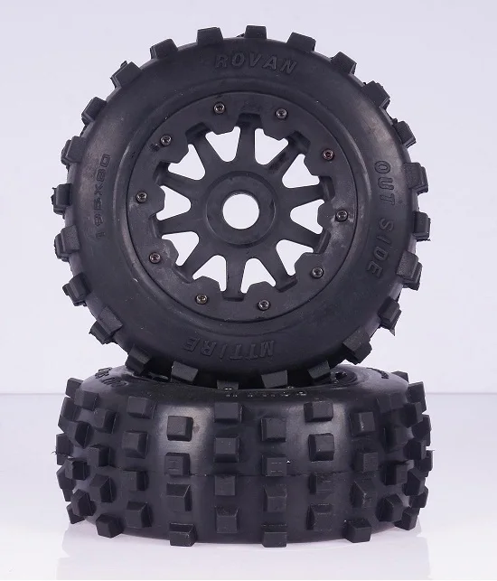 

rear baja 5T/5SC Dirtland wheels and tyres 2pcs 95159