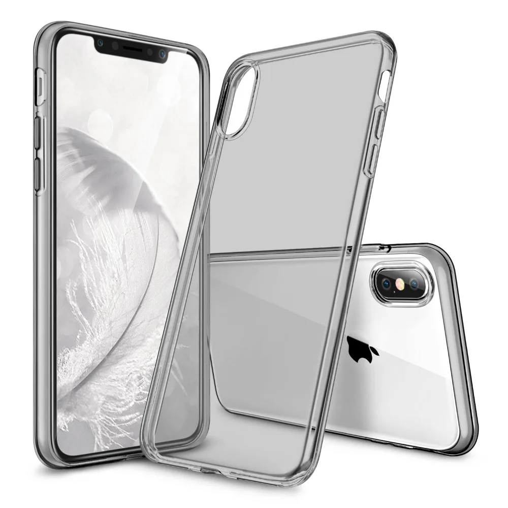ESR чехол для iPhone X XS XR XS Max чехол прозрачный чехол Бампер прозрачный мягкий TPU чехол ультра тонкий светильник чехол для iPhone 7 8 Plus