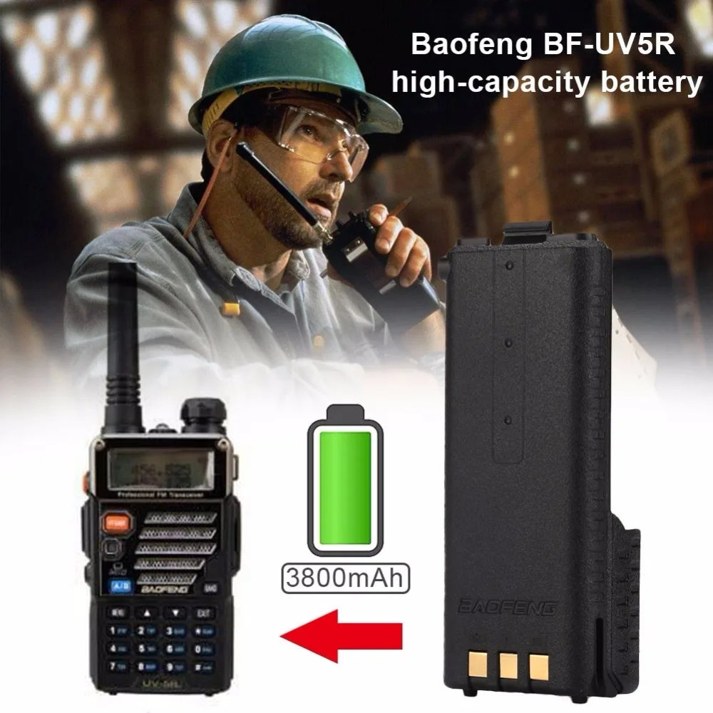 Baofeng Оригинальный аккумулятор для Walkie Talkie BF 888S UV 5R и T1 два системы радиосвязи 2800