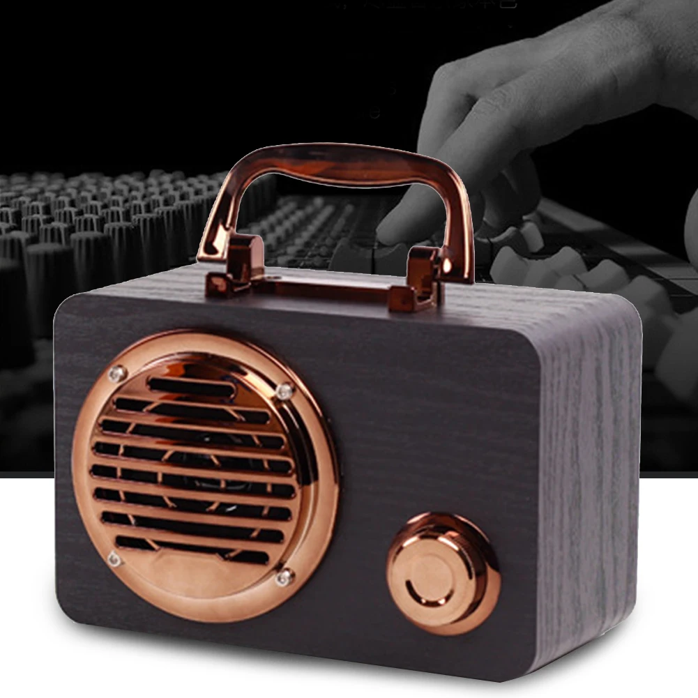 Дорожный динамик прозрачный Ретро коротковолновый Открытый Bluetooth Радио