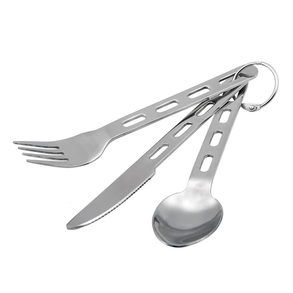 3 шт. набор столовых приборов из нержавеющей стали|Столовые приборы для пикника| |