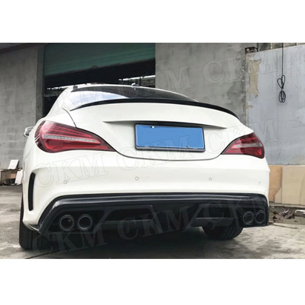 Диффузор задний из углеродного волокна для Mercedes Benz CLA Class W117 CLA180 CLA200 CLA250 CLA260 CLA45 2013