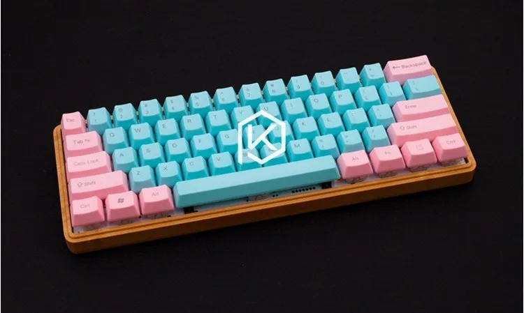 Крутая джазовая 61 87 104 клавиша, утолщенная PBT OEM профильная клавиша для MX переключателей GH60, Механическая игровая клавиатура
