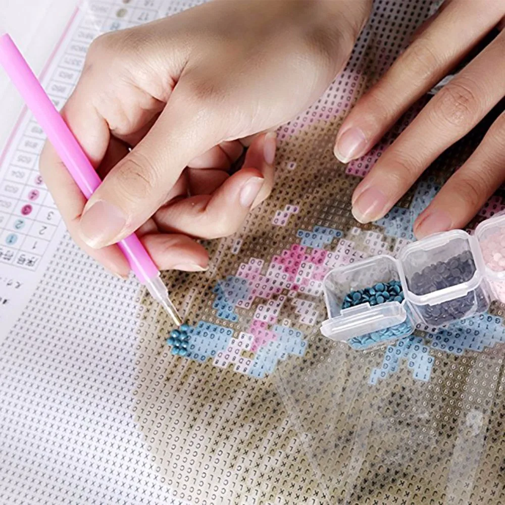 Съемный чехол для хранения с 28 решетками аксессуары алмазной вышивки органайзер