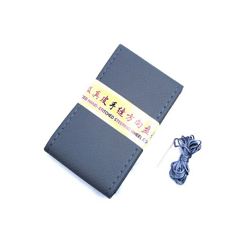 Лидер продаж 2017 качественная дешевая черная оплетка для руля автомобиля из