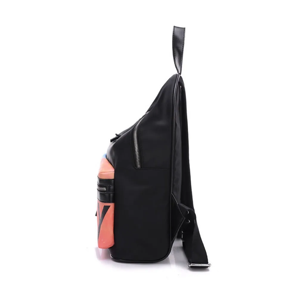 Kvky логотип бренда Для женщин рюкзак нейлон Водонепроницаемый студент Школьные