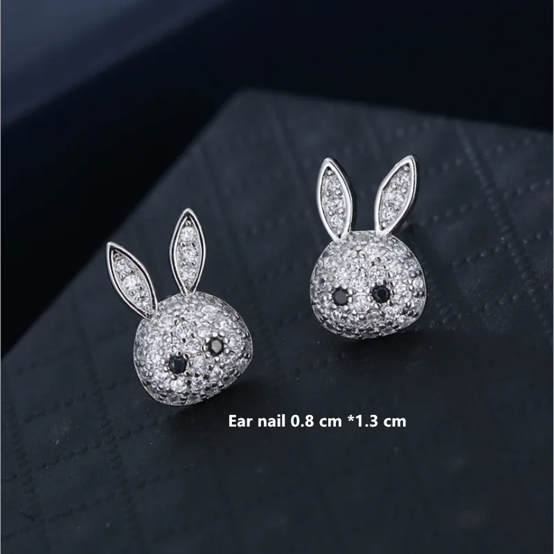 Цирконий 925 Sterling Серебряные ювелирные изделия Для женщин модные милые крошечные 0