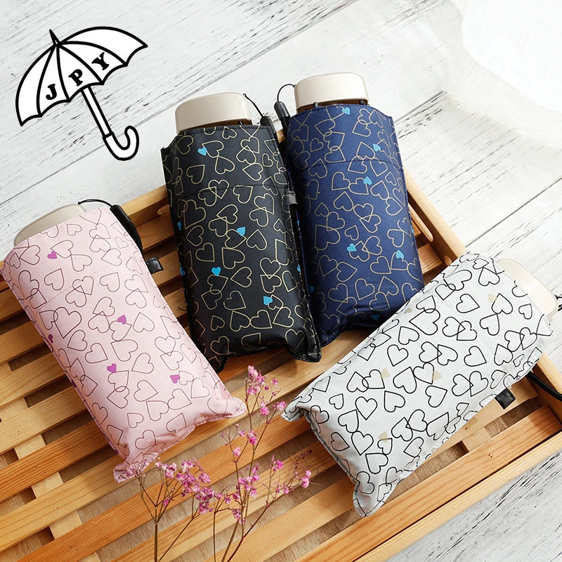 

Mini Pocket umbrella rain women corporation paraguas plegable Sun protection Anti-UV umbrella parapluie folding women Umbrella