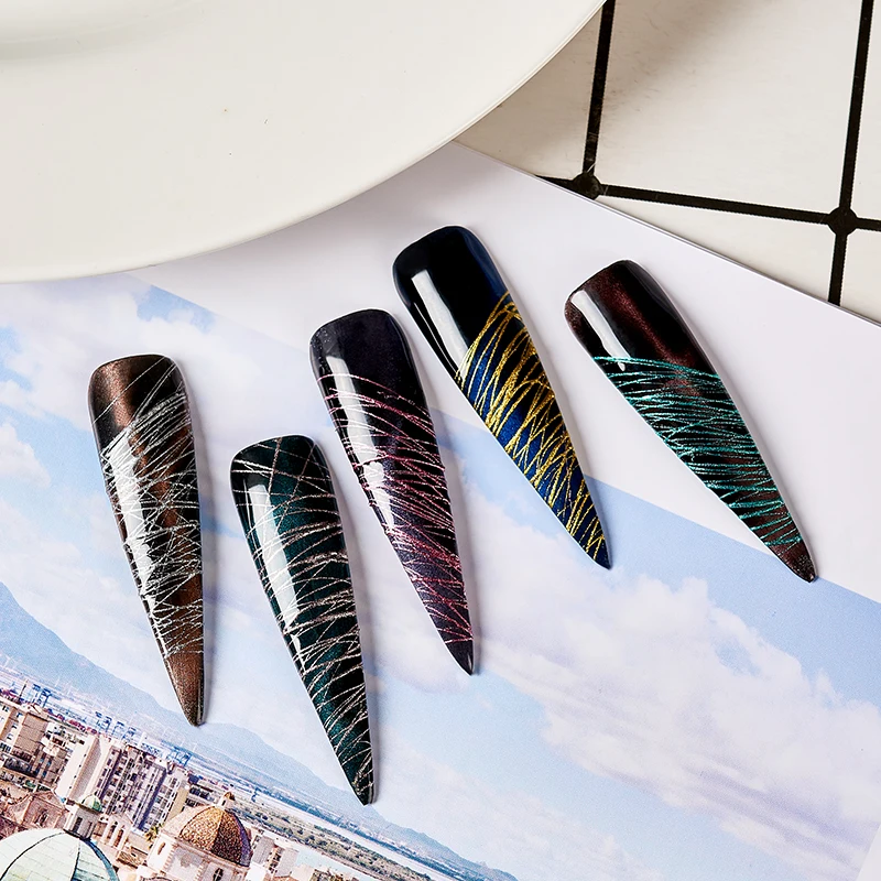 5 мл Гель лак в виде паука креативный для рисования ногтей живописи тянущийся