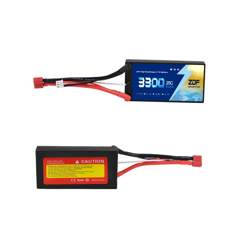 ZDF RC Car Lipo Battery 2S 2P 7 4 В 3300 мАч 25C Max 50C Жесткий Чехол для Airplane Traxxas автомобильный