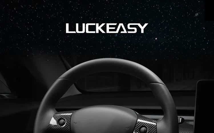 LUCKEASY Автомобильный руль декоративная заплатка для Tesla модель 3- ABS рулевое колесо аксессуары декоративная рамка патч